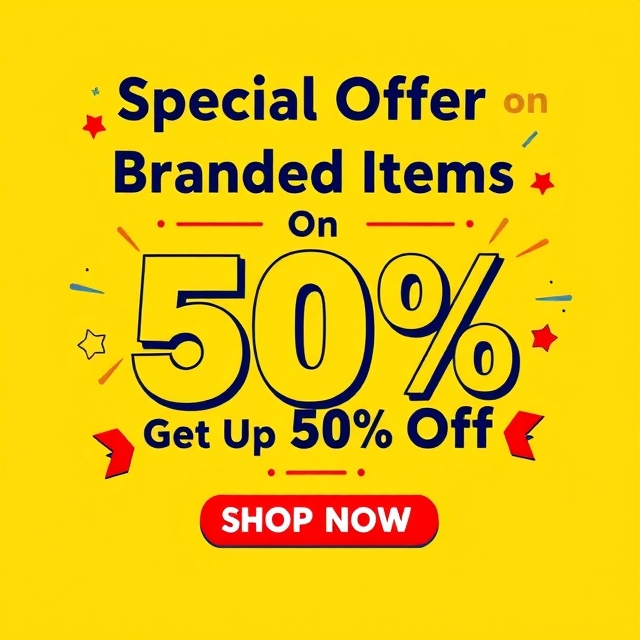 SPECIAL OFFER ON BRANDED ITEMS